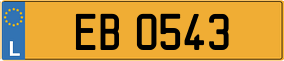 Truck License Plate